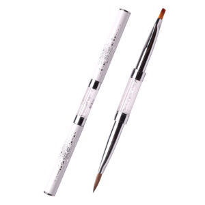 Кисть Komilfo Double Acrylic 6 (Kolinsky)/Gel flat 6 (Nylon) 5