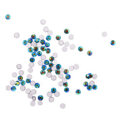 Komilfo Стразы (100 шт. в упаковке), Jet Black AB, размер 4