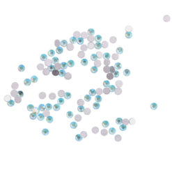 Komilfo стразы (100 шт. в упаковке), Aquamarine AB, размер 4