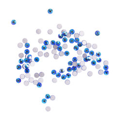 Komilfo стразы (100 шт. в упаковке), Cobalt AB, размер 3