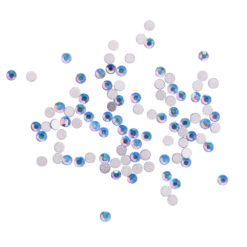 Komilfo rhinestones (pack of 100), Light sapphire AB, size 3
