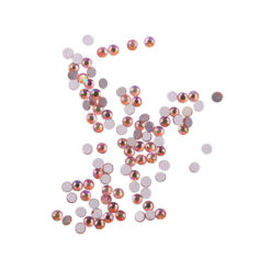 Komilfo rhinestones (pack of 100), Light Peach AB, size 3