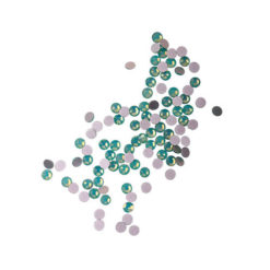 Komilfo Rhinestones Green Opal, size 10 (pack of 100)