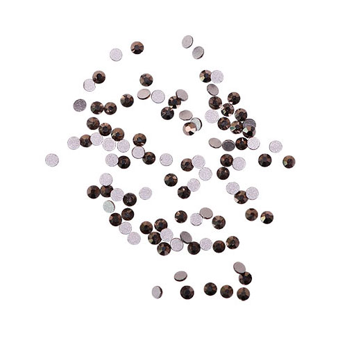 Komilfo Rhinestones Hematite (Metallic), Size 3 (100 pcs per pack) 1