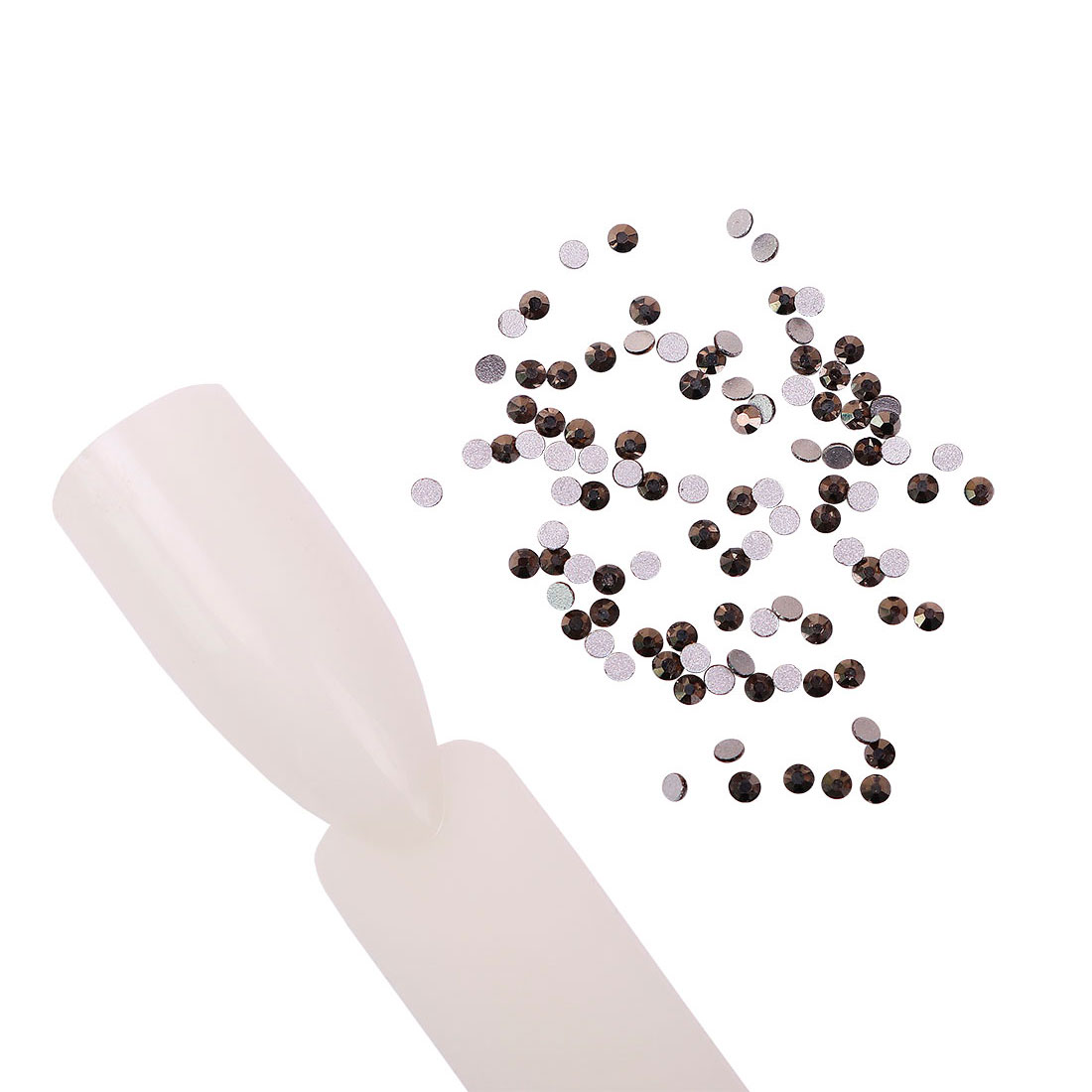 Komilfo Rhinestones Hematite (Metallic), Size 3 (100 pcs per pack) 7