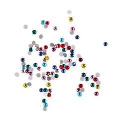 Komilfo стразы, mix (100 шт. в упаковке), разноцветные, размер 4