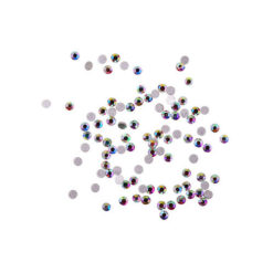 Komilfo стразы, Crystal AB, размер 3 (100 шт. в упаковке)