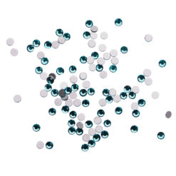 Komilfo стрази Blue zircon, розмір 4 (100 шт. в упаковці)