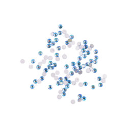 Komilfo стразы (100 шт. в упаковке), Light sapphire AB, размер 5