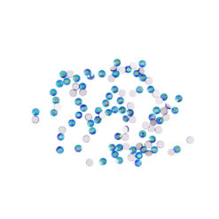 Komilfo стразы (100 шт. в упаковке), Cobalt AB, размер 4