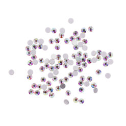 Komilfo стразы, Crystal AB, размер 8 (100 шт. в упаковке)