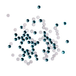 Komilfo стразы (100 шт. в упаковке), Blue zircon, размер 5