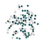 Komilfo стрази Emerald AB, розмір 5 (100 шт. в упаковці) 5