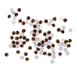 Komilfo стразы (100 шт. в упаковке), Gold, размер 5