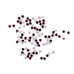 Komilfo стразы (100 шт. в упаковке), Dk.amethyst, размер 4