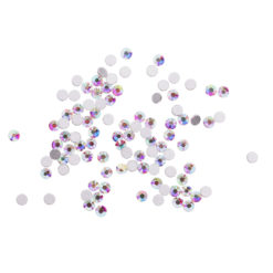 Komilfo cтразы, Crystal AB, размер 6 (100 шт. в упаковке)