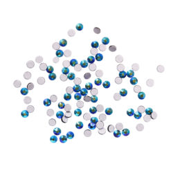 Komilfo стразы, Jet Black AB, размер 6 (100 шт. в упаковке)