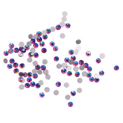 Komilfo rhinestones (pack of 100), Fuchsia AB, size 5