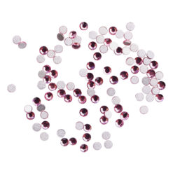 Komilfo rhinestones, Rose, size 4 (100 pcs per pack)