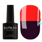 Gel Polish Komilfo DeLuxe Termo C008 (purple, when heated - red), 8 ml 6