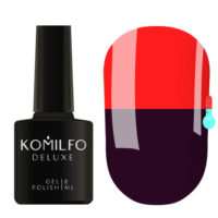 Gel Polish Komilfo DeLuxe Termo C008 (purple, when heated - red), 8 ml 4