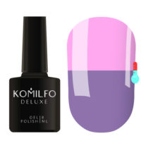 Gel Polish Komilfo DeLuxe Termo C012 (light lilac, lilac-pink when heated), 8 ml 4