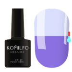 Gel Polish Komilfo DeLuxe Termo C019 (deep blue, when heated - pale blue), 8 ml 6
