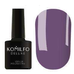 Gel Polish Deluxe Series D114 (dark, gray-lilac, enamel), 8 ml