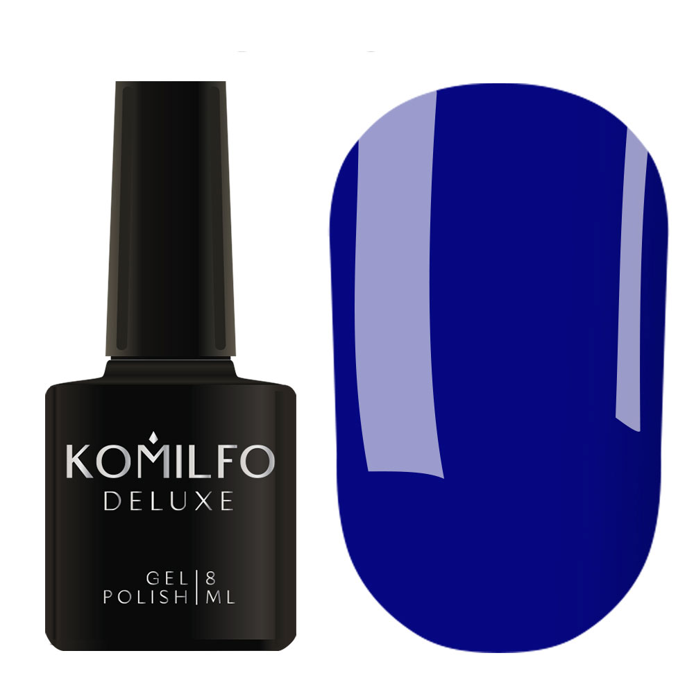 Gel Polish Komilfo Deluxe Series D127 (royal blue, enamel), 8 ml –  
