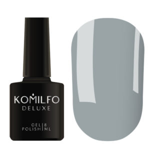 Gel Polish Komilfo Deluxe Series D139 (dark gray-blue, enamel), 8 ml 5