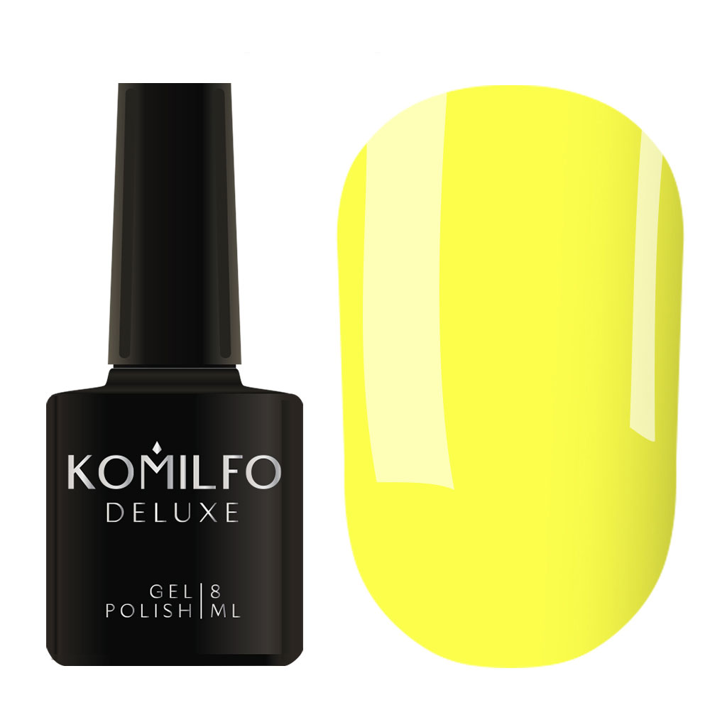 Gel Polish Komilfo Deluxe Series D165 (yellow, enamel), 8 ml 1