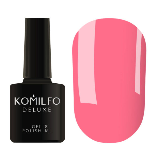 Gel polish Komilfo Deluxe Series D175 (delicate, rich pink, enamel), 8 ml. 2