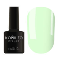 Gel Polish Komilfo Deluxe Series D192 (light, pastel green, enamel), 8 ml 4