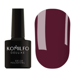 Gel polish Komilfo Deluxe Series D242 (classic marsala, enamel), 8 ml 5