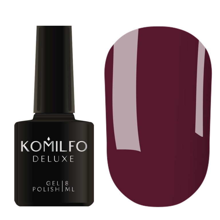 Gel polish Komilfo Deluxe Series D242 (classic marsala, enamel), 8 ml 7