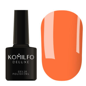 Гель-лак Komilfo Deluxe Series №D259 (чуть персиково-оранжевый, эмаль), 8 мл 5