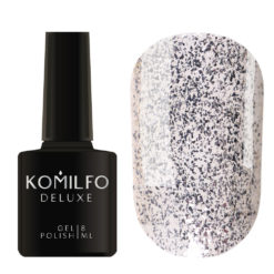 Gel Polish Komilfo DeLuxe Series G011 (white gold with glitter), 8 ml