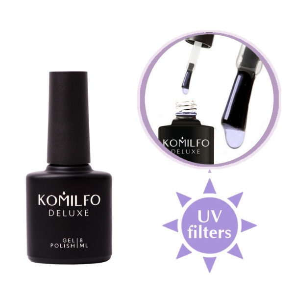 Komilfo No Wipe UV Top - топ для гель-лака без липкого слоя с УФ-фильтрами, 8 мл 2