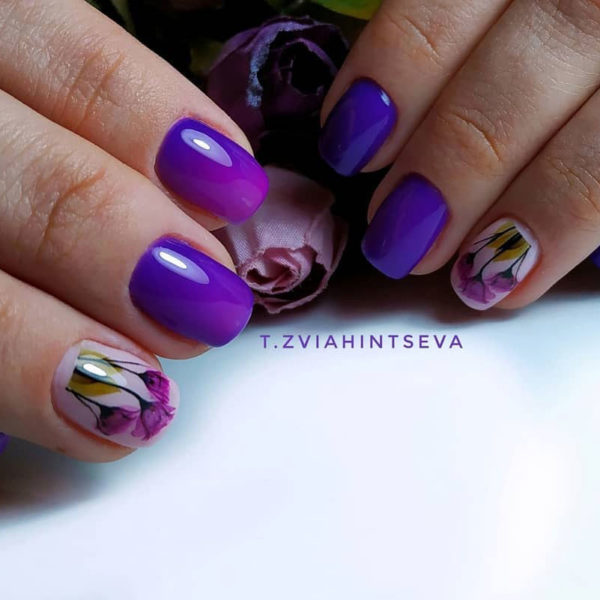Gel Polish Komilfo DeLuxe Termo C009 (bright purple, when heated - bright pink), 8 ml 8