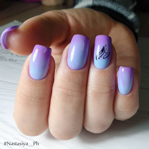 Gel polish Komilfo DeLuxe Termo C011 (muted, lilac-pink, when heated - blue), 8 ml 8