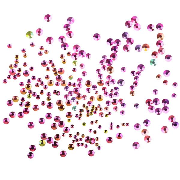 Komilfo rhinestones Rainbow, mix size (1400 pcs per pack) 2