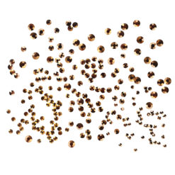 Komilfo стразы Gold, размер mix (1400 шт. в упаковке)