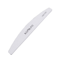 Пилочка Komilfo полукруг серая 100/180, 18 см