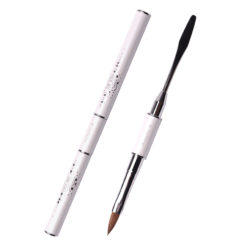 Кисть Komilfo Double Metall Spatula/Acrylic 8 (Kolinsky)