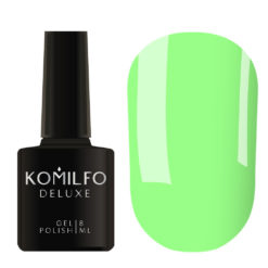 Gel polish Komilfo Deluxe Series D268 (light green, neon, enamel), 8 ml