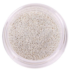 Komilfo бульйонки (металические) серебро, 0.6 мм, 6 грамм