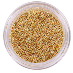 Komilfo бульйонки (металлические) золото, 0.4 мм, 6 грамм