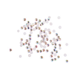 Komilfo стразы (100 шт. в упаковке), Light Peach AB, размер 4