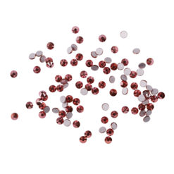 Komilfo rhinestones Rose Gold, size 6 (pack of 100)