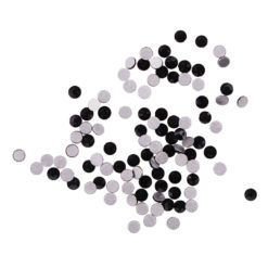 Komilfo стразы (100 шт. в упаковке), Jet Black, размер 4